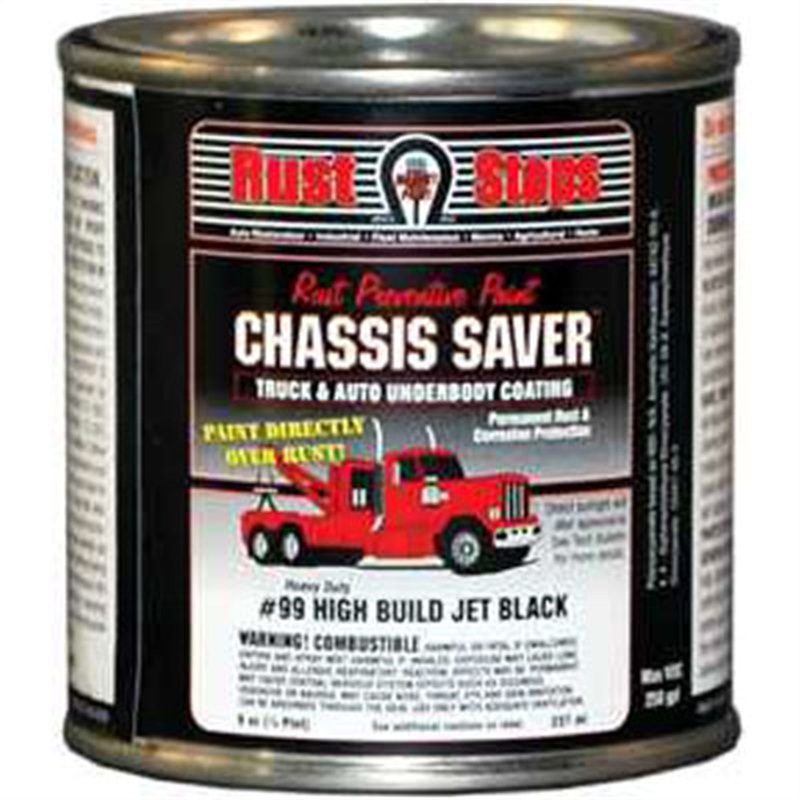 Chassis Saver Paint, Stops and Prevents Rust, Gloss Black, 8 oz Can MPCUCP99-16