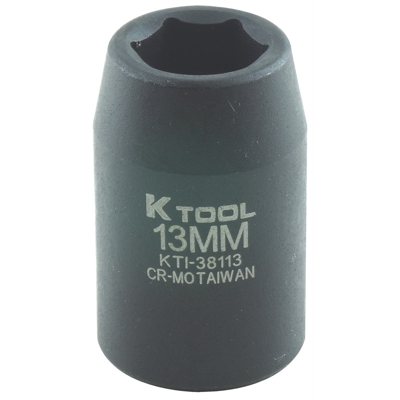 1/2in. Drive Standard 6 Point Impact Socket 13mm