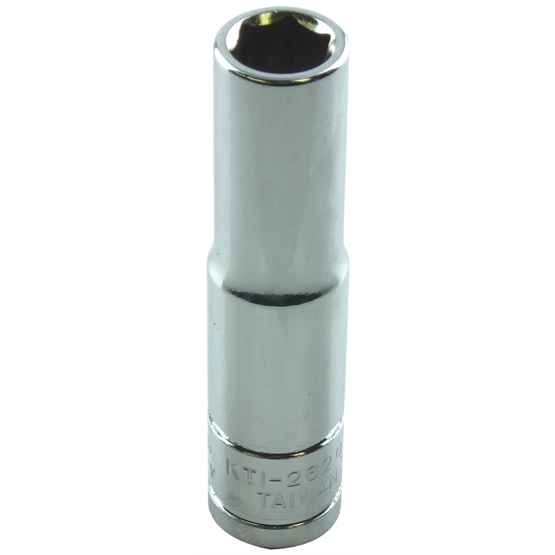 1/4in. Drive Deep 6 Point Chrome Socket 7mm