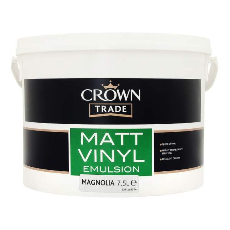 Crown Vinyl Matt Magnolia 7.5L Default Title