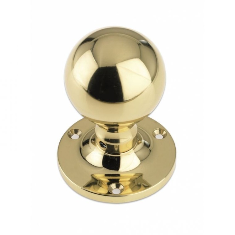Ball mortice knob 45mm PB Default Title