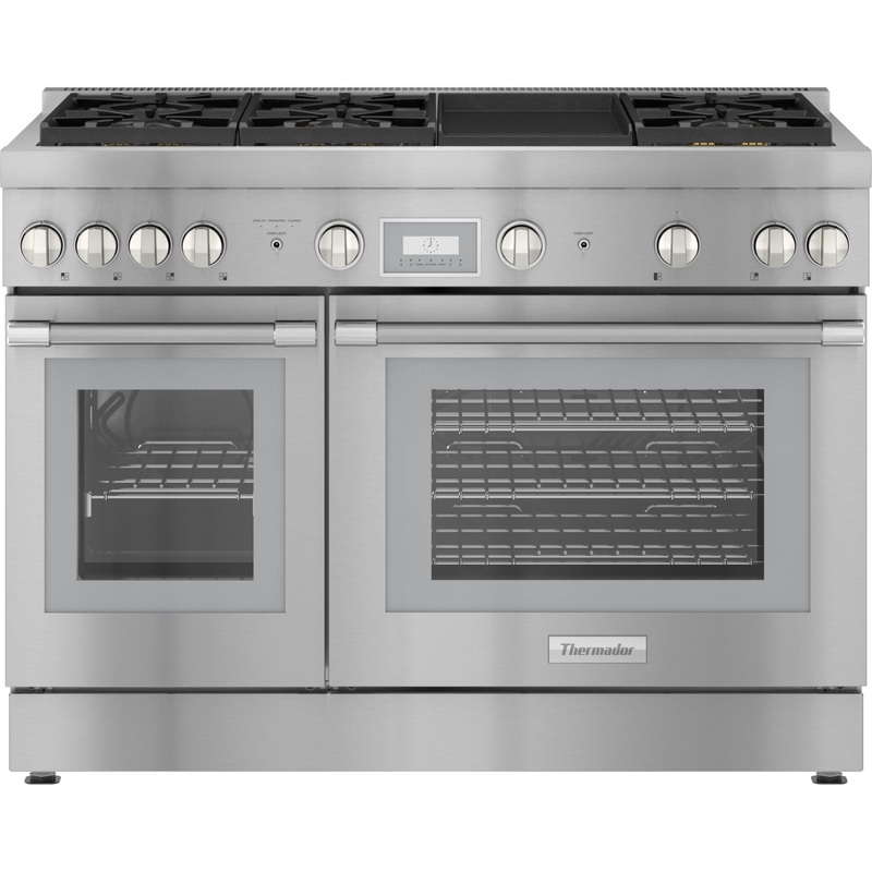 Bosch PRD486WDHU/06 Thermador Dual Fuel Professional Range 48” Pro Harmony Standard Depth