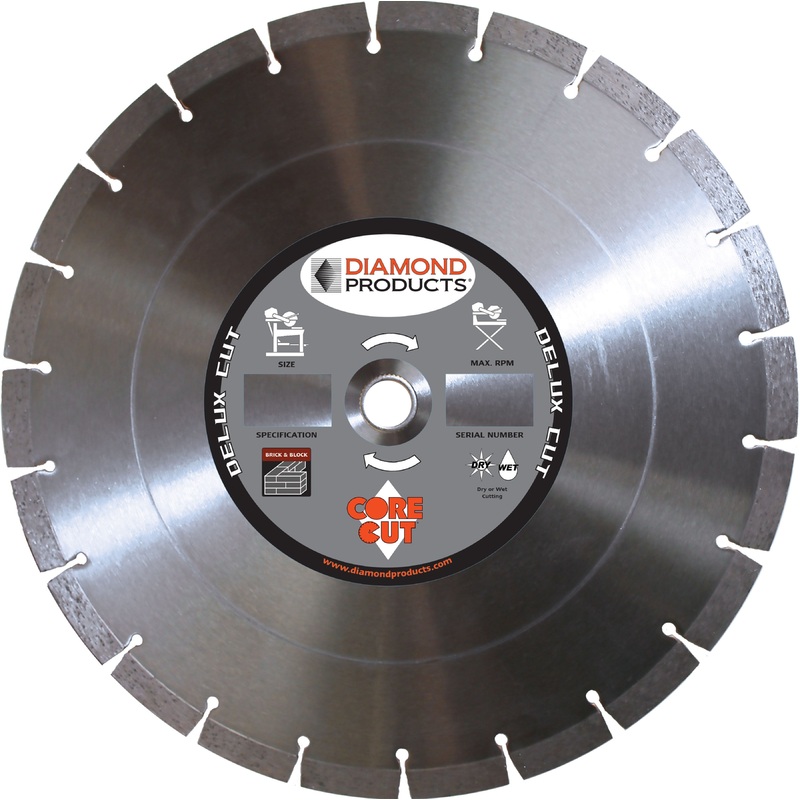 Delux-cut Segmented Masonry Diamond Blades 12″