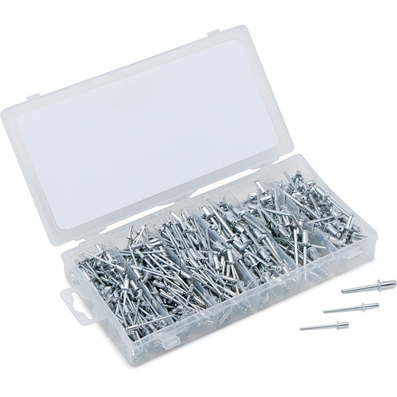 500 Piece Aluminum Rivet Assortment TIT45228
