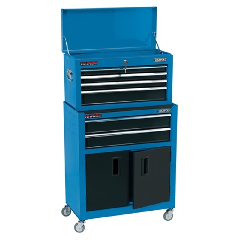 Draper Combined Roller Cabinet and Tool Chest, 6 Drawer, 24