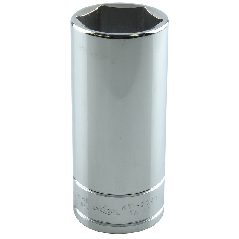 1/2″ Drive Deep 6 Point Chrome Socket, 1″