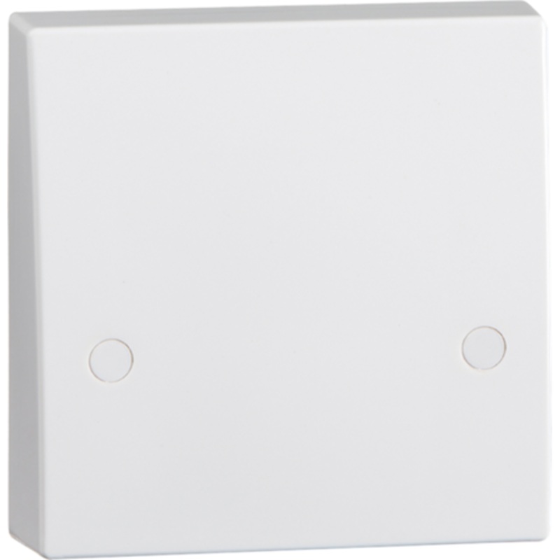 KnightsBridge 45A White 1G Cooker Cable Connection Unit Electric Wall Box