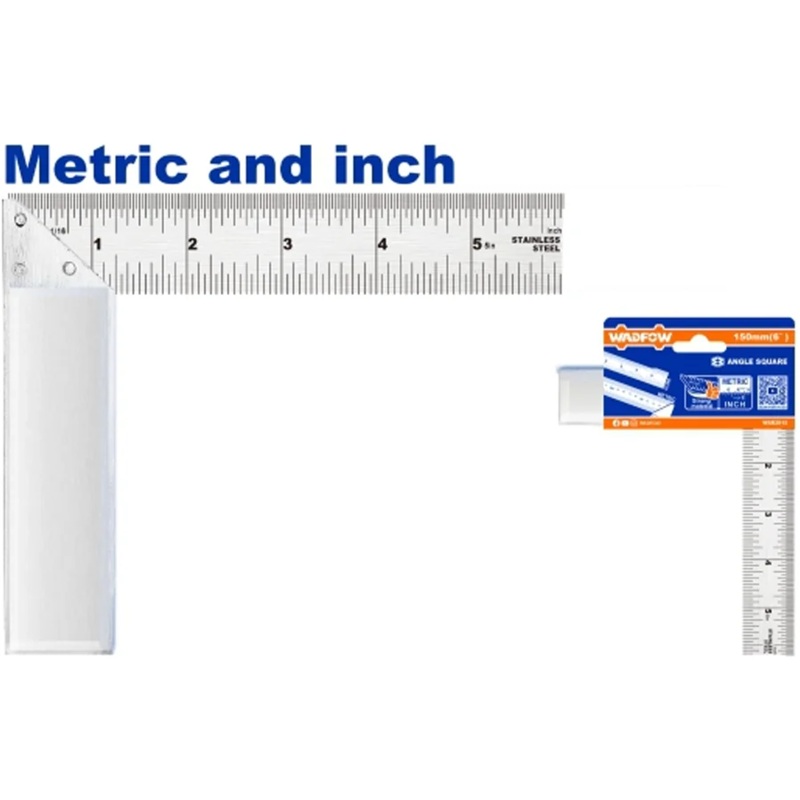 Wadfow Angle Ruler / Try Square WSR2915(150x27mm)