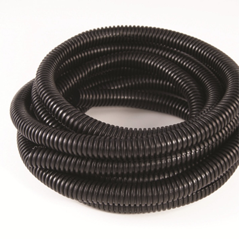 1/2″ I.D. Black Split Loom Flex-Guard Tubing 7 Ft