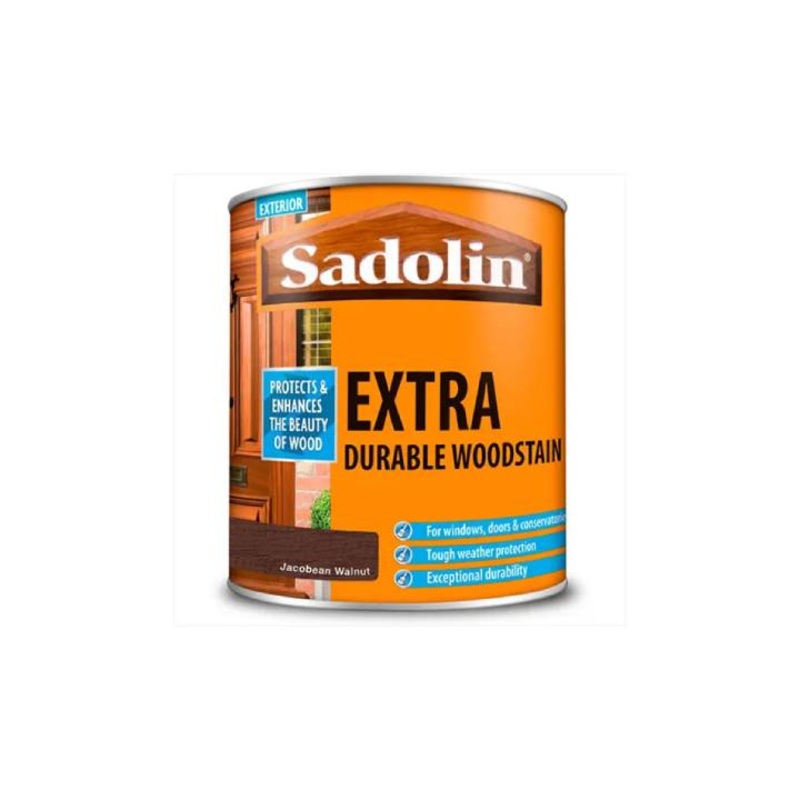 Sadolin Extra Woodstain Jacobean Walnut 2.5L Default Title