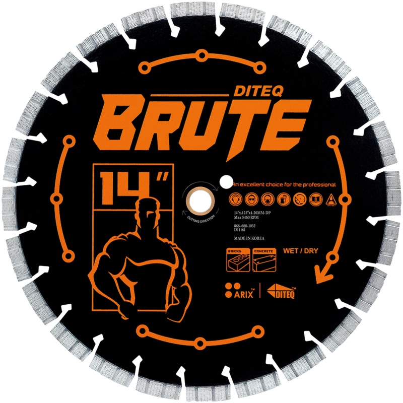 C/S-32Br Arix Brute Silent 14″ X .125″