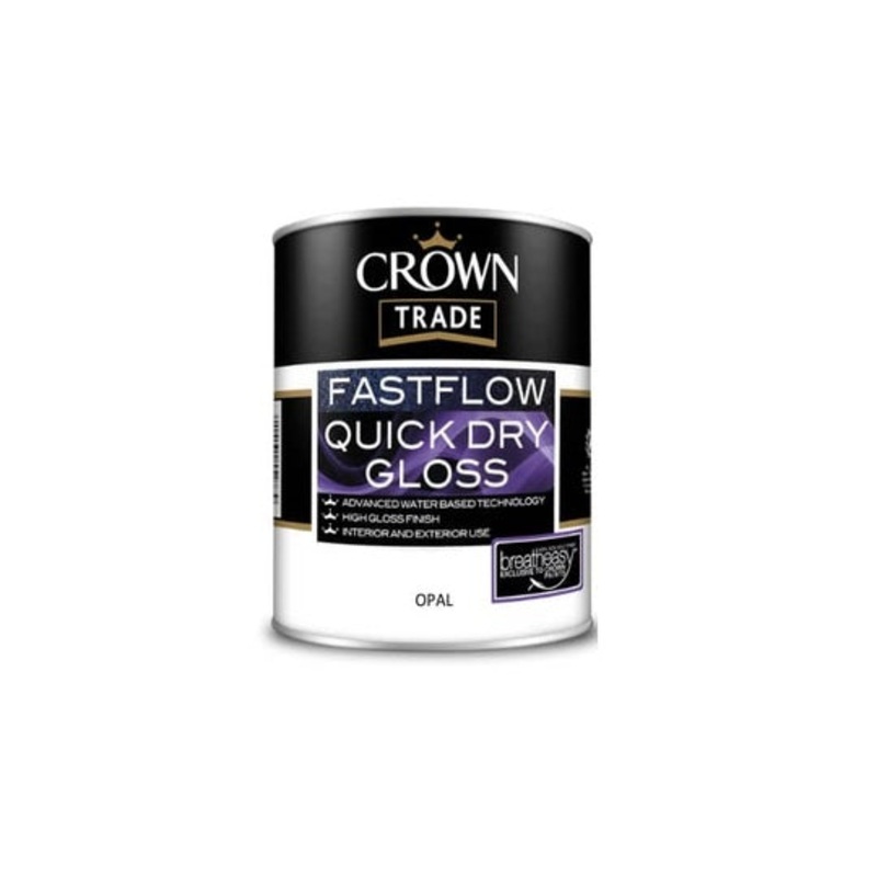 Crown Trade Fastflow Quick Dry Gloss Tint Platinum Light 2.5L Default Title