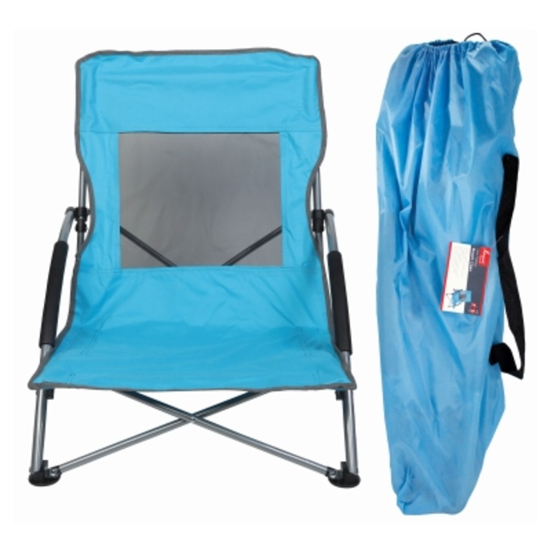 Redwood Low Folding Beach Chair