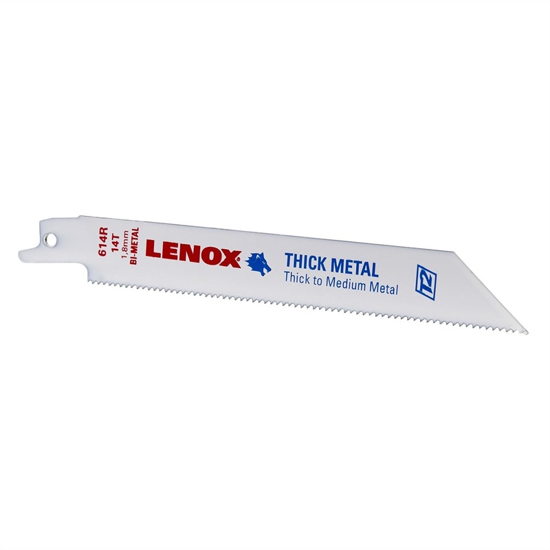 RECIP BLADES 5PK, 614R, BI-METAL, 6″ LONG LEX20564