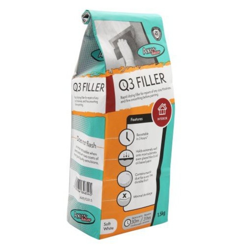 Axus Decor Q3 Filler Soft White 1.5kg Default Title