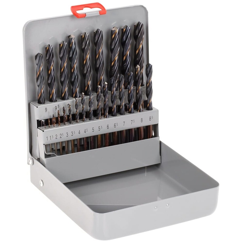 Alpen Set Sprint Master KM25 25-pcs., 1.0-13.0×0.5mm in Metal Case