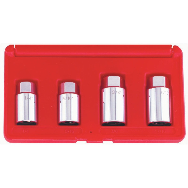 4 Piece SAE Chrome-Moly Steel Stud Puller Set