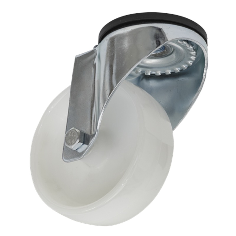 Sealey Castor Wheel Bolt Hole Swivel, 100mm