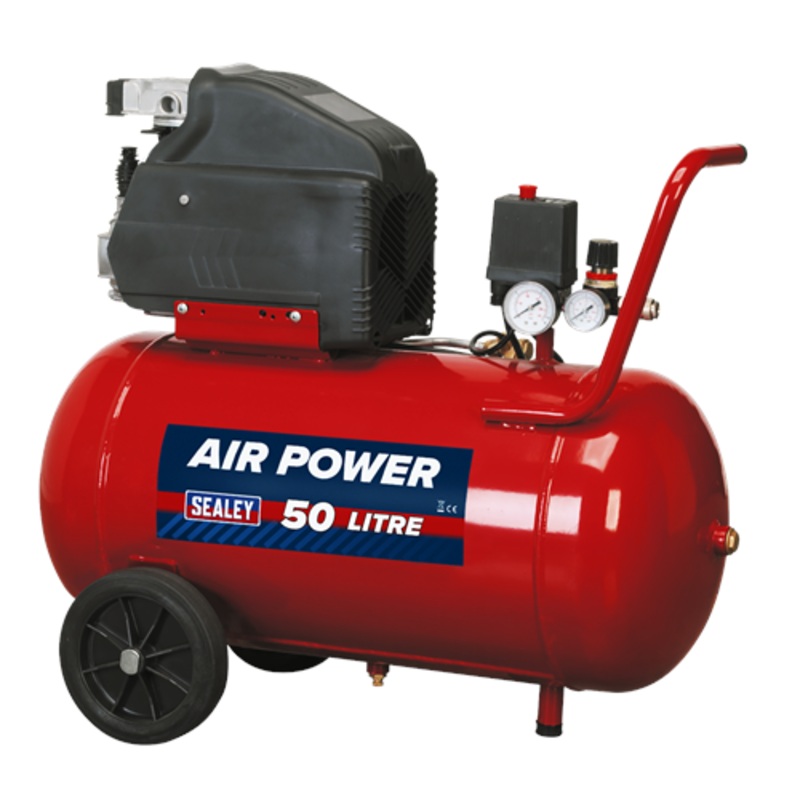Sealey Air Compressor 50L Direct Drive 2hp
