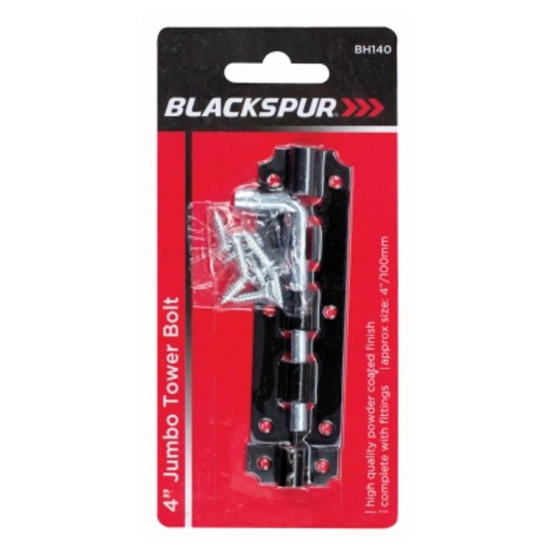 Blackspur 4″ Jumbo Tower Bolt