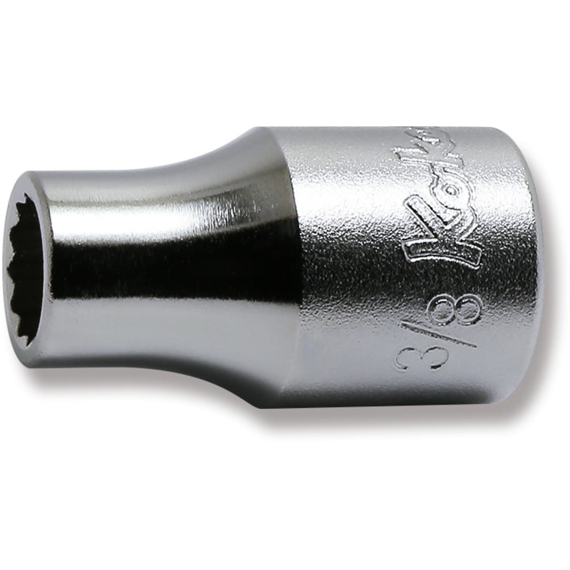 1/2 Sq. Dr. Chrome SAE 12 Point Socket  3/8″
