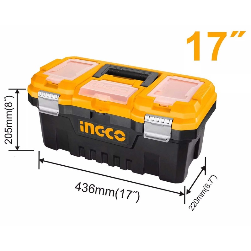 Ingco PBX1702 Plastic Tool Box 17″