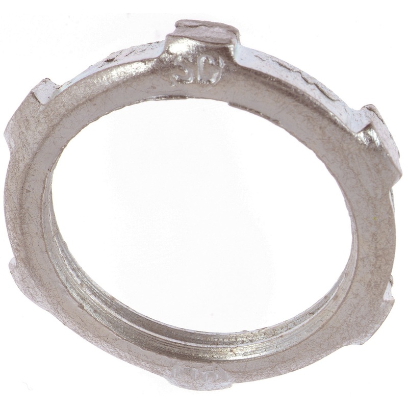Thomas & Betts Steel City  1/2″ Steel Locknut-Zinc Plated, Rigid/IMC