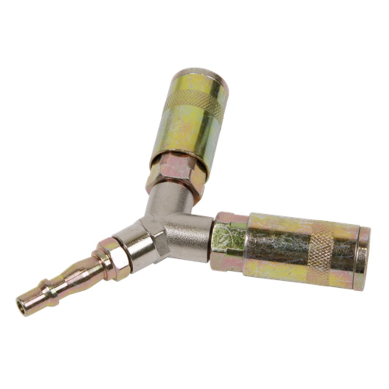 Sealey Twin Coupling Bodies Y-Adaptor
