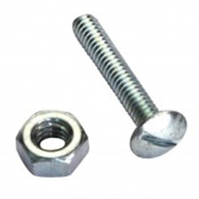 Champion 1/4 X 2In Bsw Rnd Head Machine Screw & Nut – 24Pk