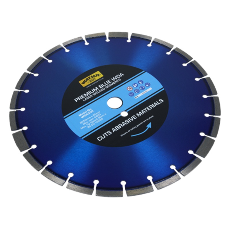 Worksafe Premium Blue WDA Diamond Blade 350 x 25mm