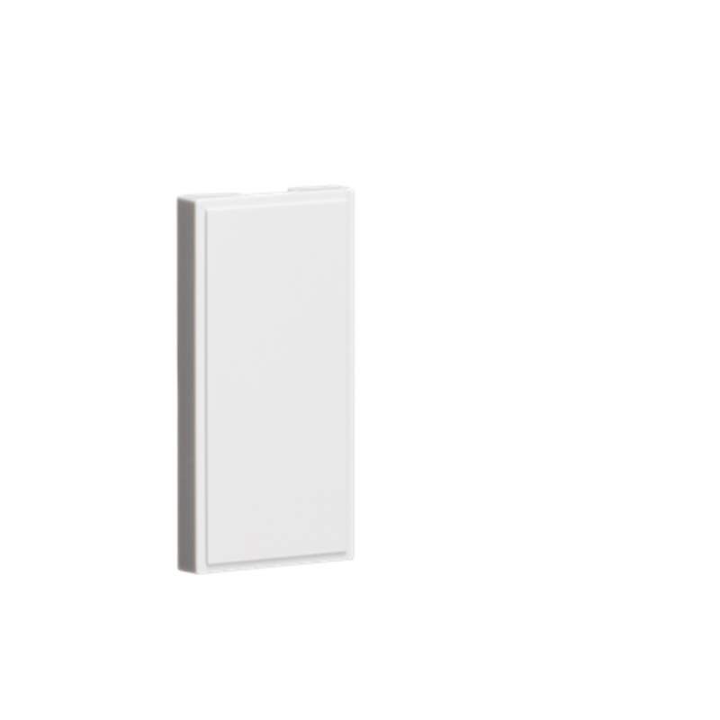 KnightsBridge Pack of 10 – Half Blanking Modules (25 x 50mm) – White