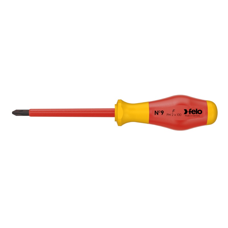 Felo 914 Screwdriver PH 2 x 100mm VDE