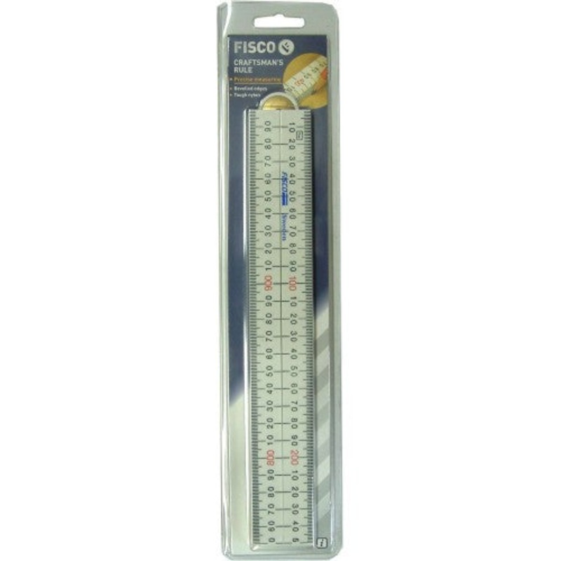 Fisco Folding Rule Bevel Edge 4-Fold 1m
