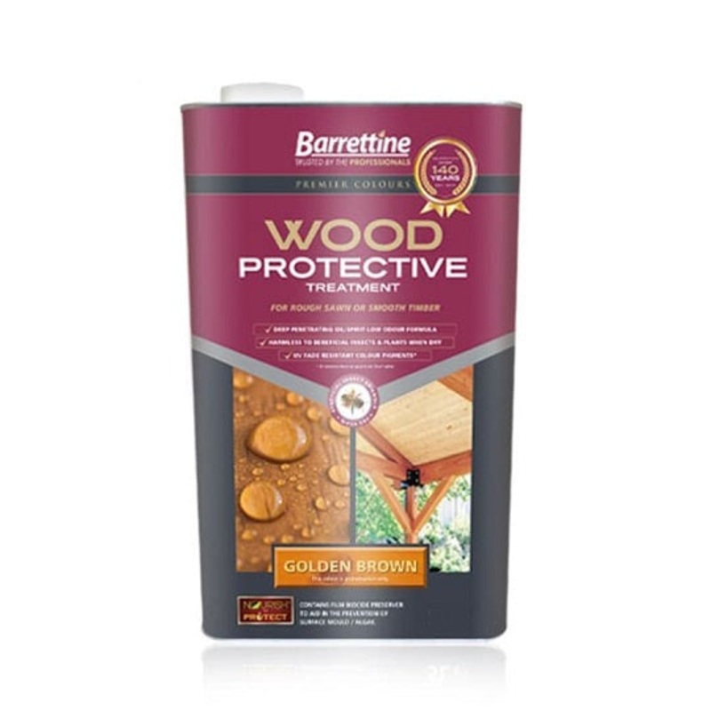 Barrettine 25L Protective Treatment Golden Brown Default Title