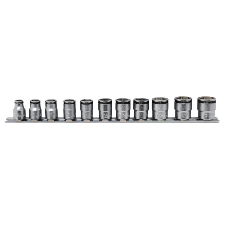 3/8 Sq Dr NUT GRIP Socket Set 8mm-19mm – 11 piece – RS3450M/11