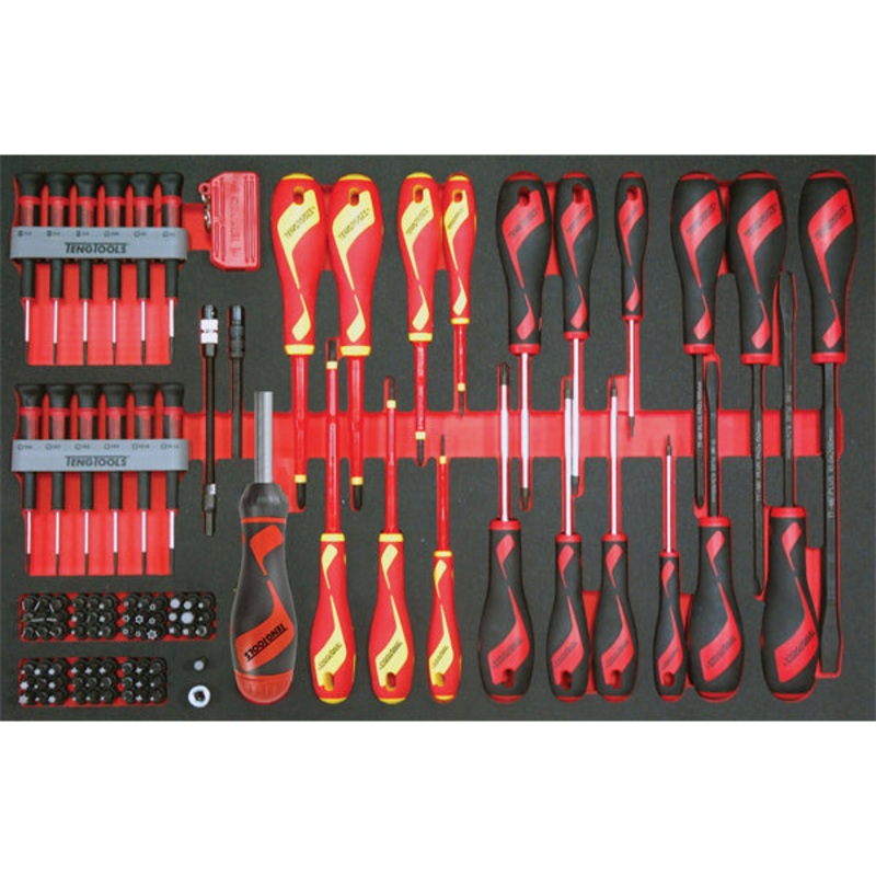 Teng 98Pc Md Tx/Tpx, Pwr-Thru & Vde S/Driver Set Eva