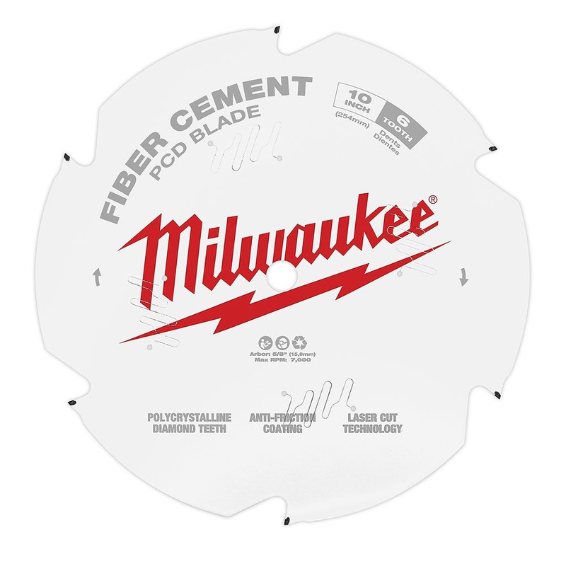 10″ PCD/Fiber Cement Circular Saw Blade