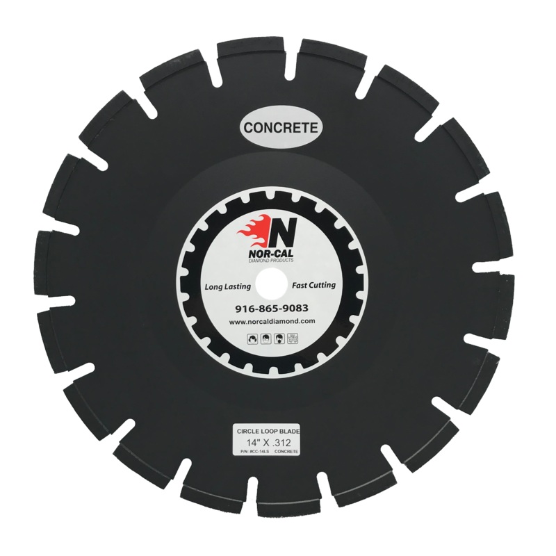 14″ X .312″ (5/16″) Concrete Loop Blade (Circle Type Loops)