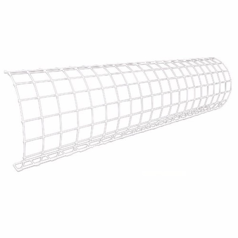 Eterna White Wire Rounded Tubular Heater Guard Protection