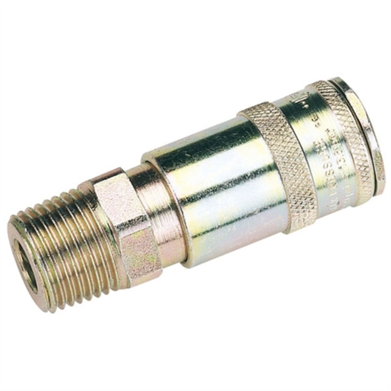 Draper 1/2″ BSP Taper Male Thread Vertex Air Coupling