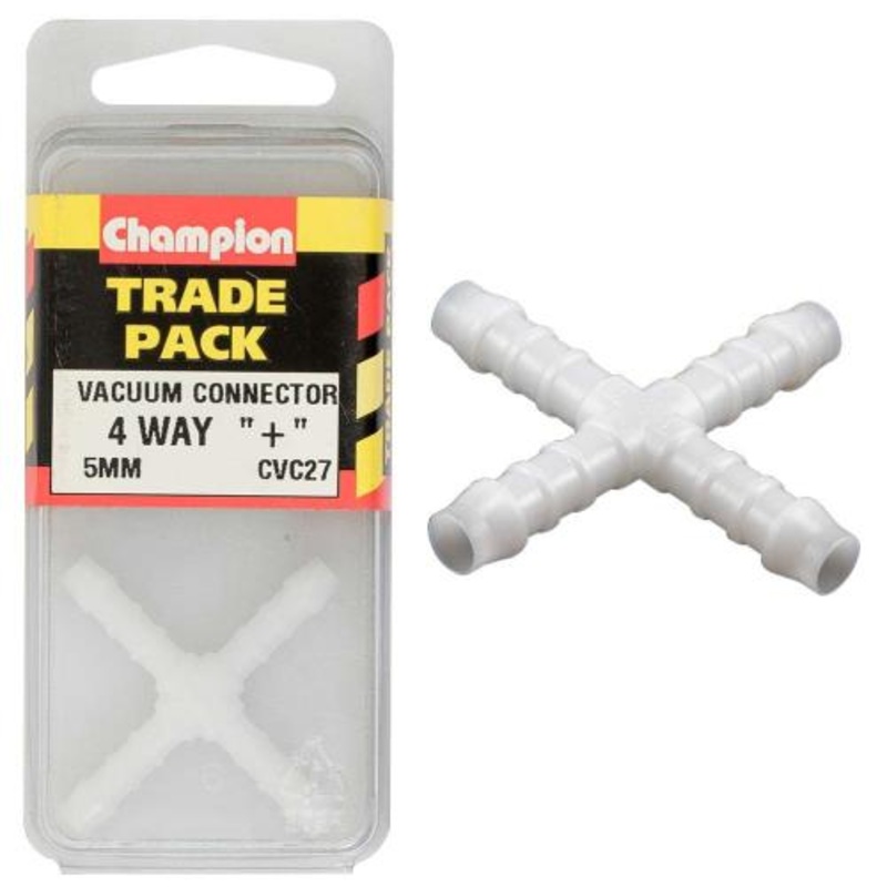 Champion Vacuum Hose – 4 Way X Piece 5mm