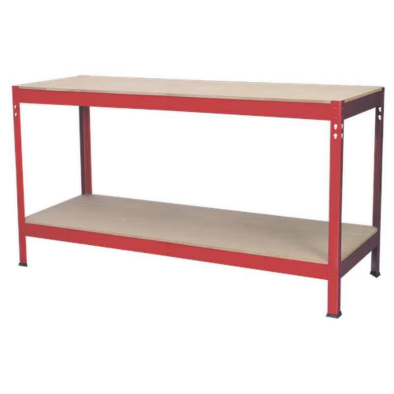 Sealey Workbench 1.53m Steel Wooden Top