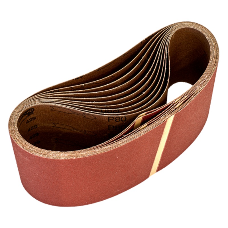 Worksafe Sanding Belt 100 x 620mm 80Grit – Pack of 10