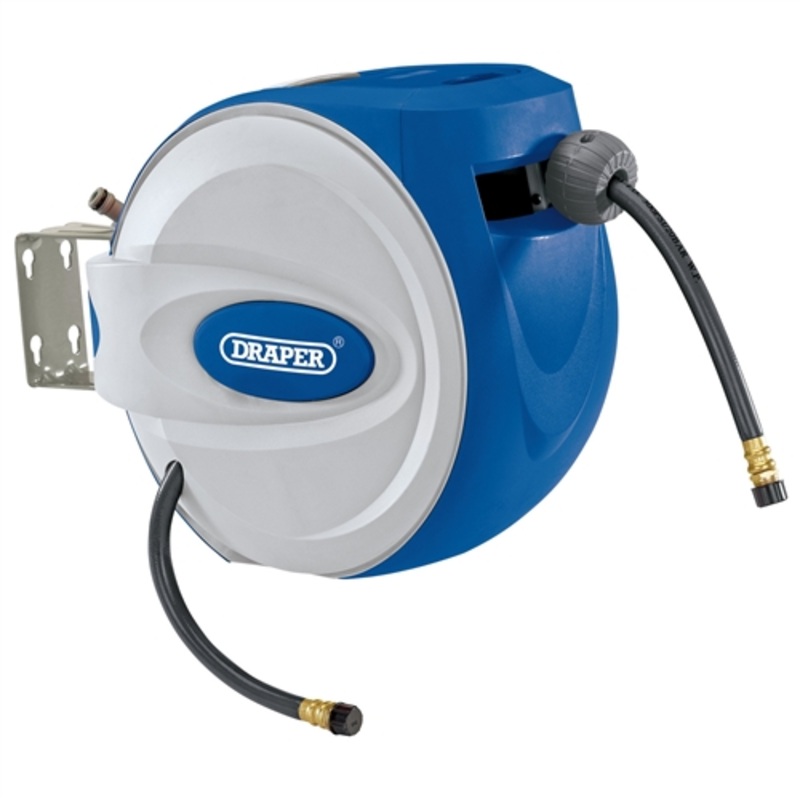 Draper Retractable Air Hose Reel, 10m