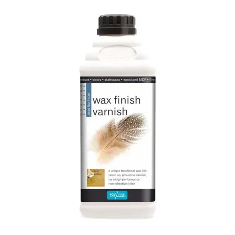 Clear Wax Finish Varnish Dead Flat 1L Default Title