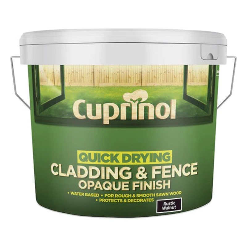 Cuprinol Quick Dry  Fence RusWalnut 10L Default Title