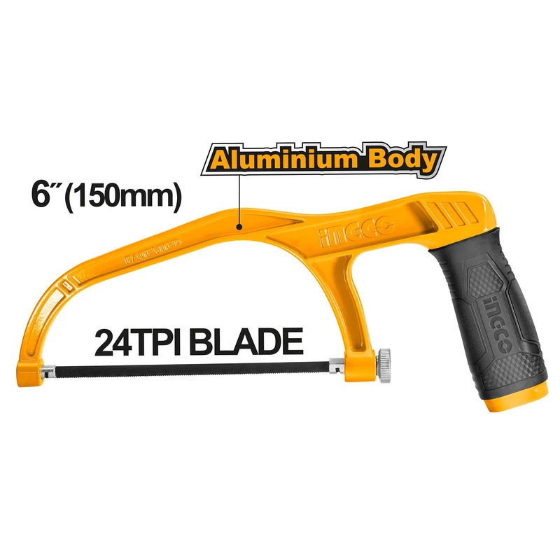 Ingco MHHF1503 Mini Hacksaw Frame 6″