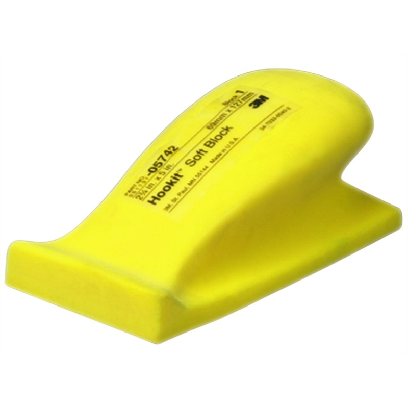 3M Hookit Soft Hand Block, 2-3/4″ x 5″ MMM5742