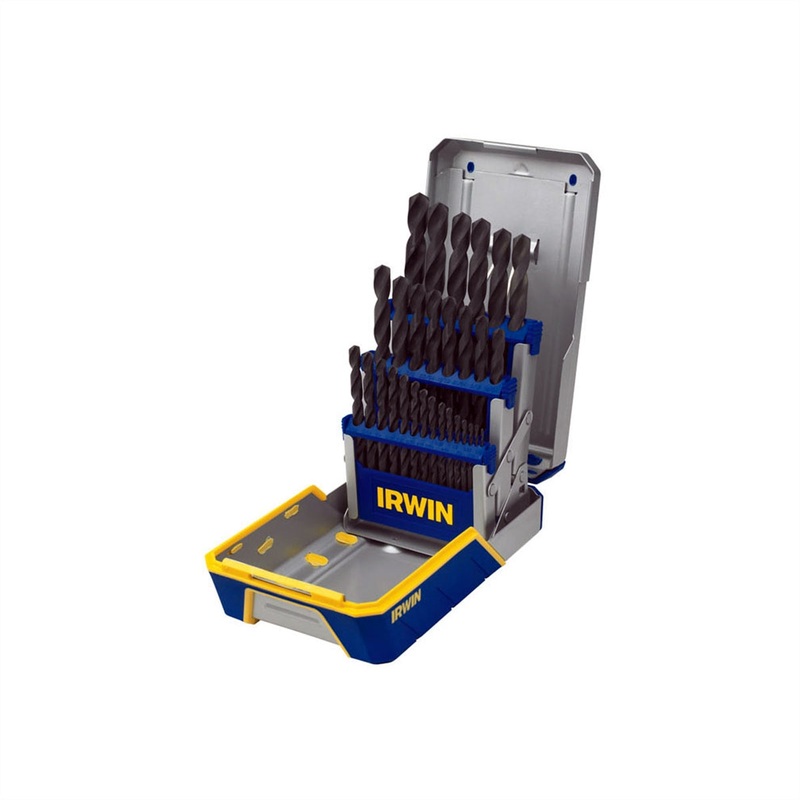 29 Piece Black Oxide Metal Index Drill Bit Set HAN3018004