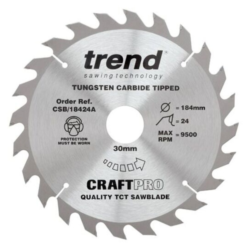 CRAFT SAW BLADE 184MM X 24T X 30 Default Title